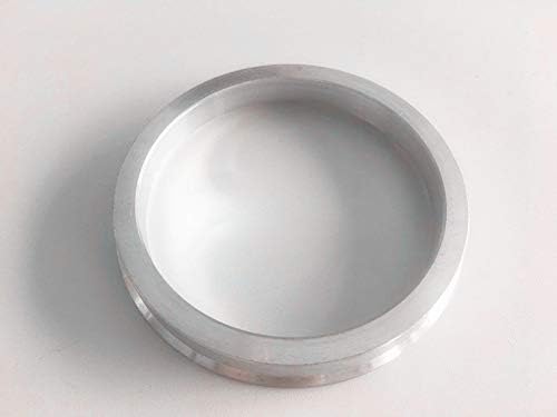 NB-Aero 4PC Hubrings Aluminum Silver 76 ממ עד 56.1 ממ | טבעת מרכזית של האובנטרי 56.1 ממ עד 76 ממ להרבה